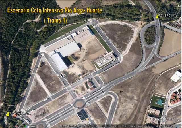 Escenario Coto Intensivo de Río Arga- Huarte